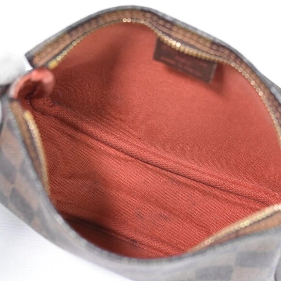 Louis Vuitton Trousse Makeup N51982 Damier Ebene Canvas Pouch Handbag - Picture 11 of 11